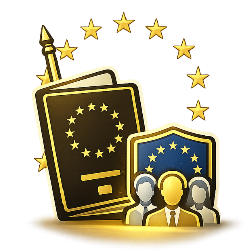 Icono de ciudadanos de la Unión Europea