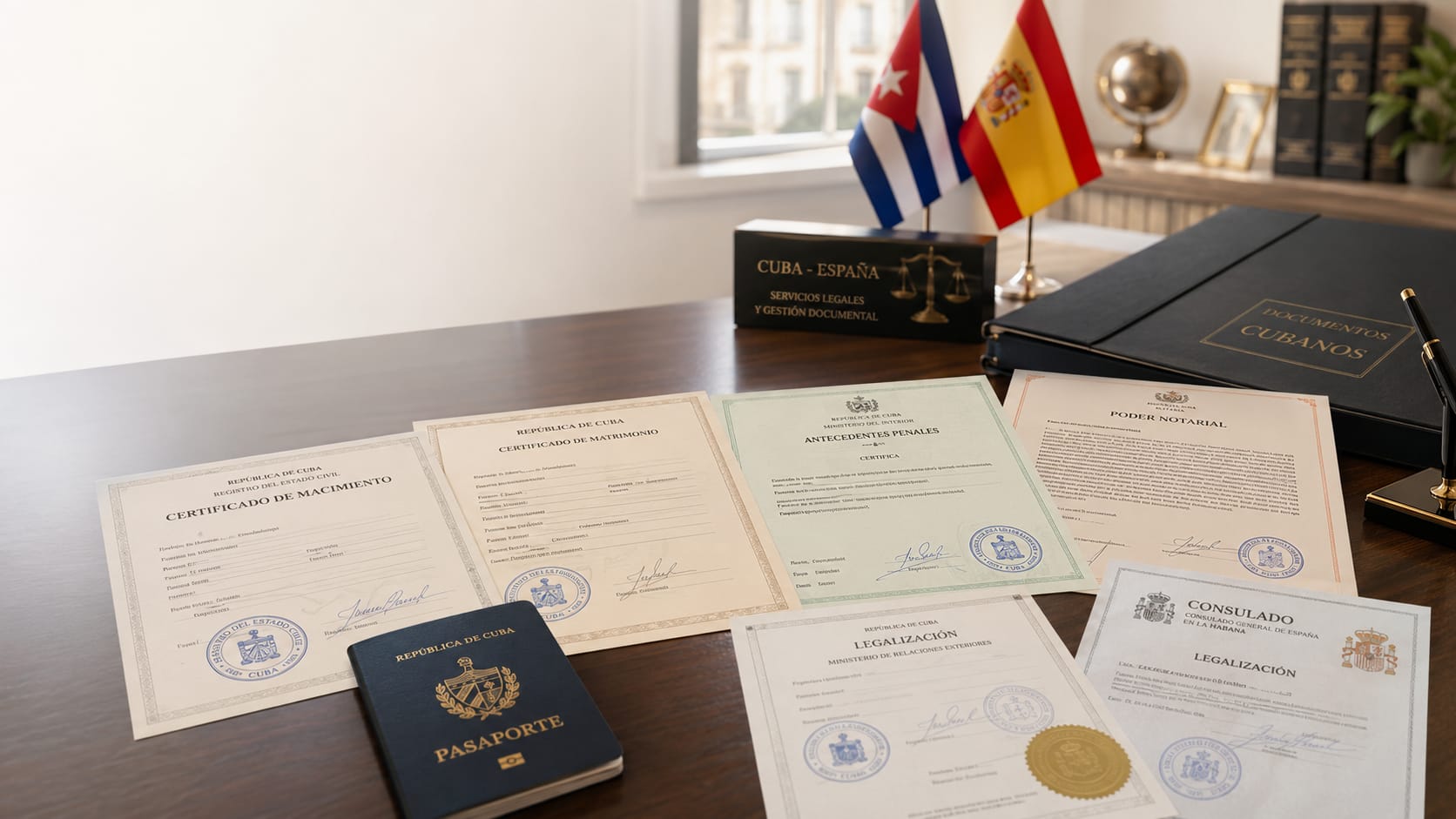 Documentos cubanos para España con Legaliza Tu Futuro